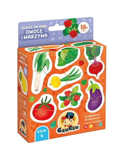 Układanka Puzzle do pary - Owoce i warzywa