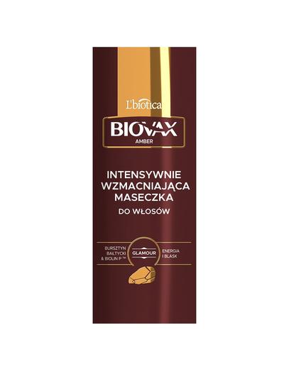 Biovax Glamour Amber maseczka intensywnie wzmacniająca Bursztyn bałtycki i Biolin 150 ml