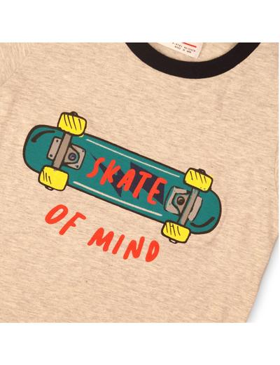 T-shirt chłopięcy ecru Skate