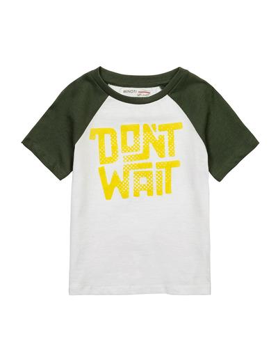 T-shirt chłopięcy bawełniany Don't wait