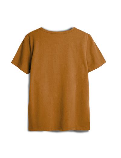 T-shirt dla dziecka - brązowy z guziczkami - unisex - Limited Edition