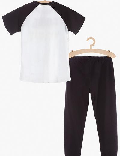Pidżama chłopięca czarno-biała