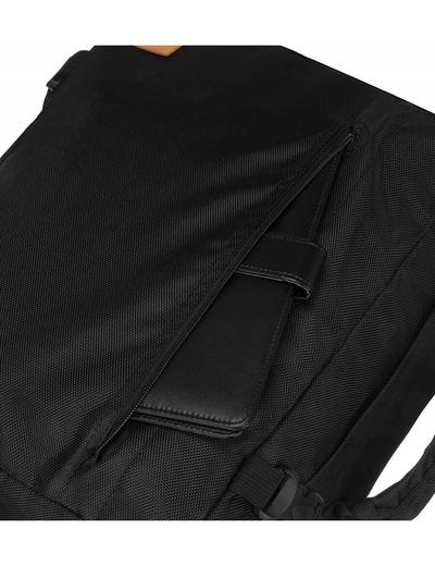 Duży, podróżny plecak czarny z poliestru - Rovicky