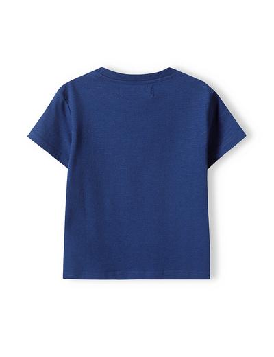 Niebieska koszulka bawełniana dla chłopca