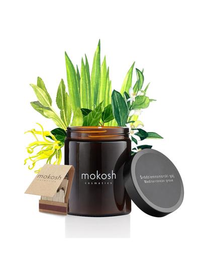 Roślinna świeca sojowa Śródziemnomorski gaj MOKOSH- 140 g