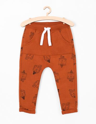 Spodnie dresowe dla niemowlaka- leśne zwierzaki