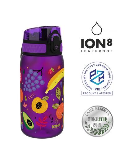 Oryginalna butelka na wodę ION8 fioletowa Owoce 0,4l