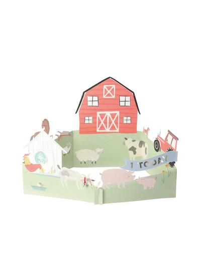 Kartka okolicznościowa 3D Farma
