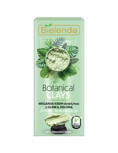BOTANICAL CLAYS Wegański krem z glinką zieloną dzień/ noc Bielenda - 50 ml