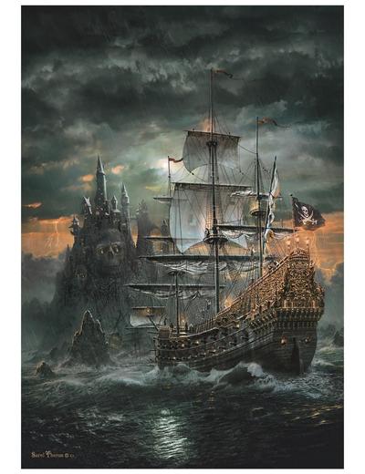 Puzzle 1500 elementów Compact The Pirates Ship