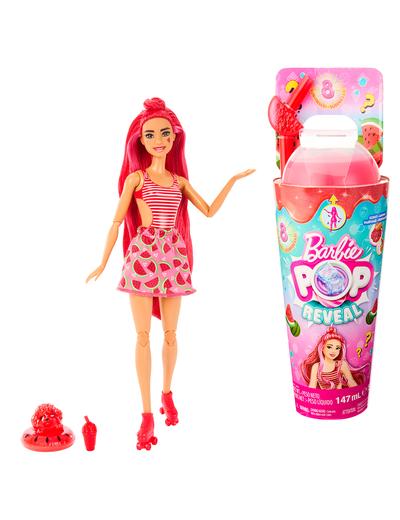 Lalka Barbie Pop Reveal Owocowy sok, czerwona