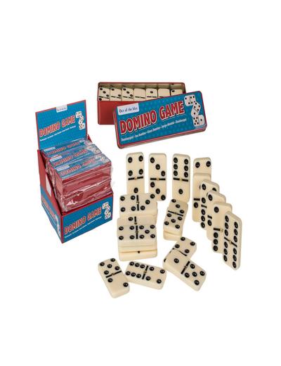 Gra Domino w metalowym pudełku Rodzinna - 17,2x5,6x3,8 cm