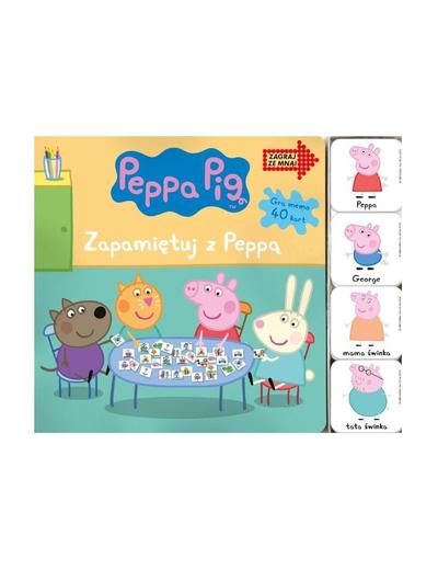 Książki dla dzieci "Peppa Pig. Zagraj ze mną. Zapamiętuj z Peppą"