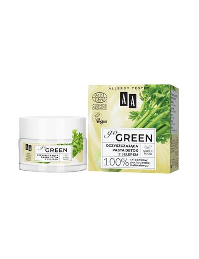AA Go Green oczyszczająca pasta detox z selerem ORGANIC 50 ml