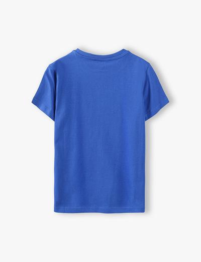 T-shirt chłopięcy w kolorze niebieskim