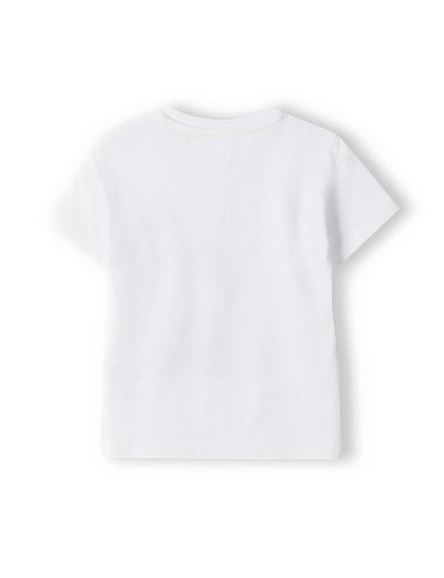 Komplet dla dziewczynki - biały t-shirt + krótkie spodenki