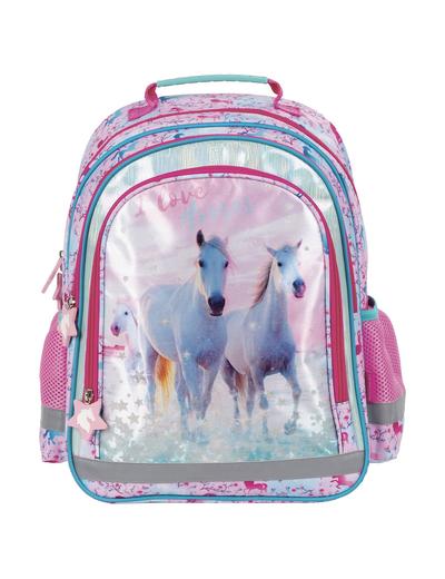 Plecak szkolny dla dziewczynki Konie