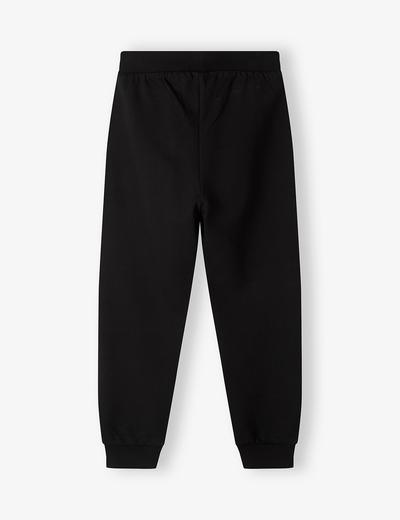 Czarne dresowe spodnie dla chłopca - Lincoln&Sharks