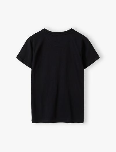 Czarna dzianinowa koszulka dla chłopca - N.Y.C.