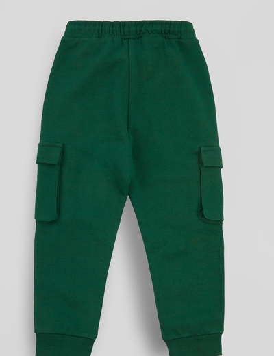 Spodnie dzianinowe bojówki - zielone - Limited Edition