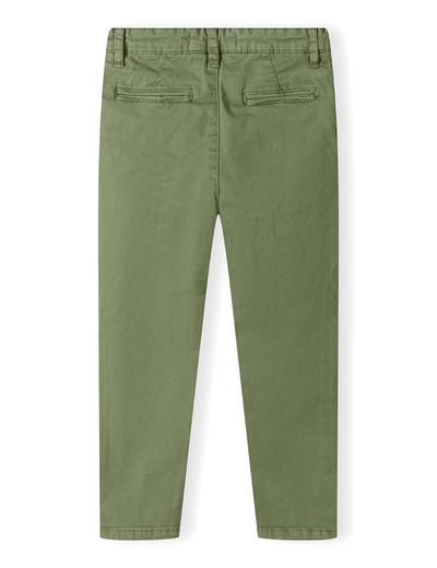 Zielone spodnie typu chino dla chłopca