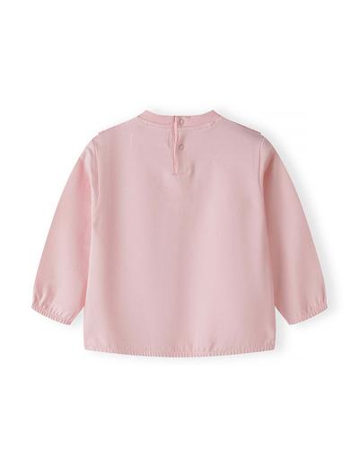 Niemowlęcy komplet ocieplany- różowa bluza i spodnie dresowe