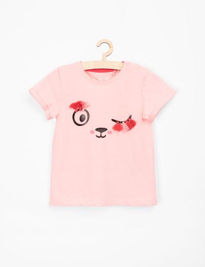 T-shirt dla niemowlaka- różowy