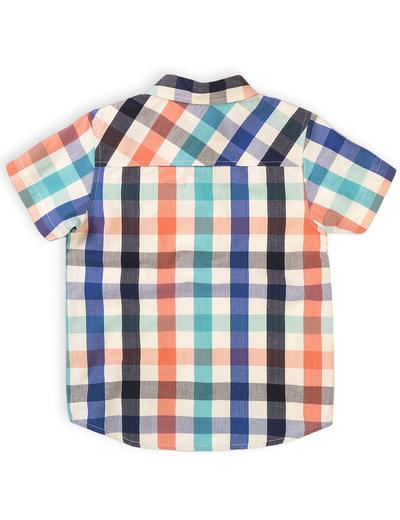 Bawełniana koszula niemowlęca w kolorową kratkę