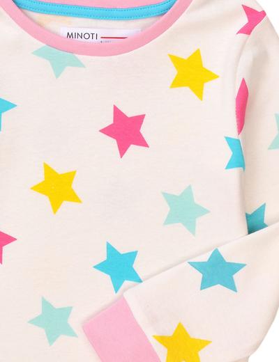 Piżama dziewczęca bawełniana w gwiazdki