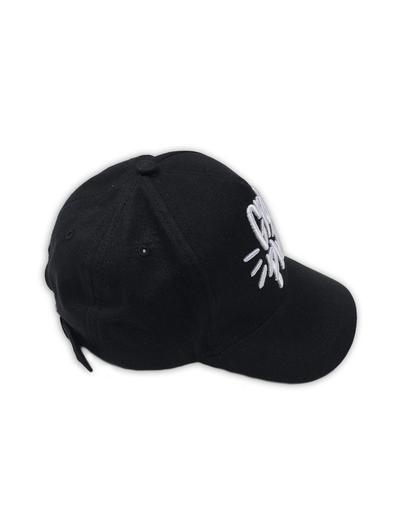 Czarna czapka z daszkiem z napisem Grl Pwr