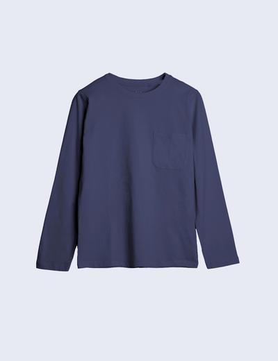 Bawełniana niebieska bluzka z miękkiej bawełny - unisex - Limited Edition
