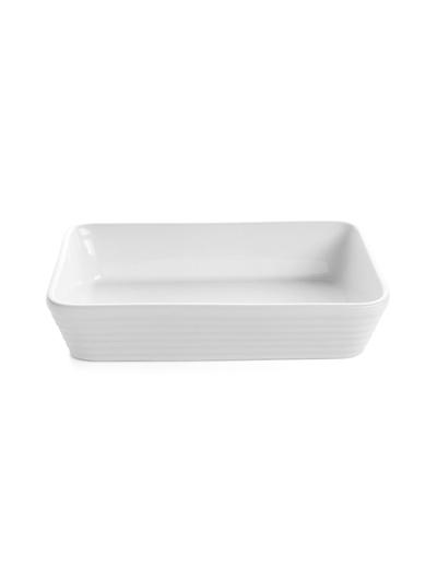 Naczynie ceramiczne Christo prostokątne w kolorze białym  20x13cm 0,6l