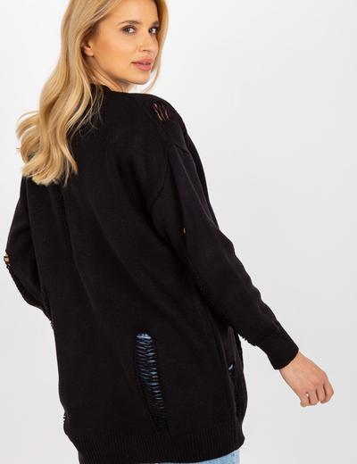 Czarny
rozpinany sweter oversize z dziurami
RUE PARIS