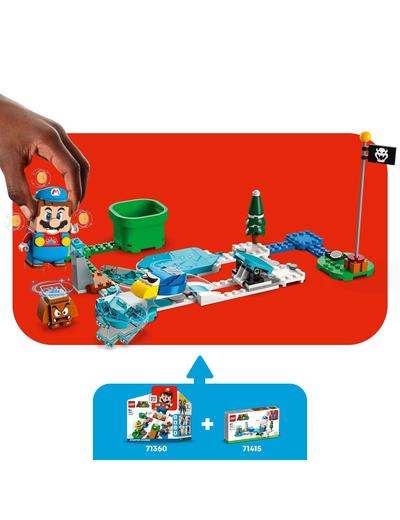 Klocki LEGO Super Mario 71415 Mario - lodowy strój i kraina lodu - zestaw rozszerzający - 105 elementów,wiek 6 +
