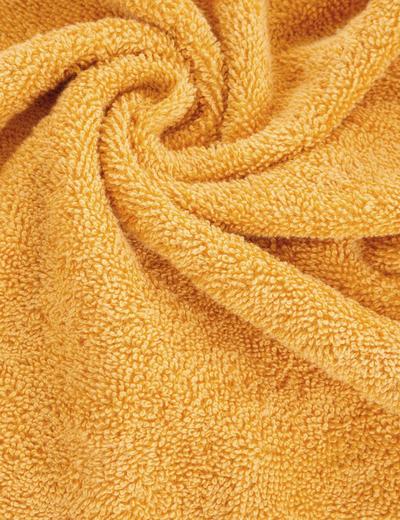 Ręcznik gładki bawełniany 70x140 cm musztardowy