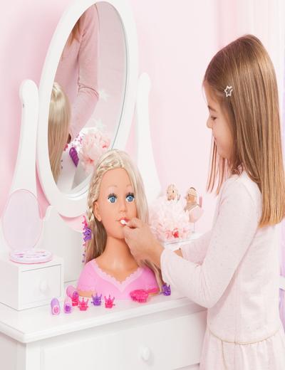 Lalka model do stylizacji z kosmetykami
