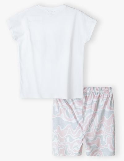 Piżama dla dziewczynki z kolorowym nadrukiem