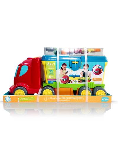 Zabawka- grająca ciężarówka z warsztatem wiek 18-36msc