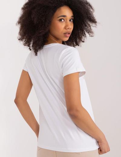 T-Shirt Z Nadrukiem biały