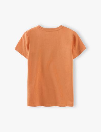 T-shirt dla chłopca- pomarańczowy Wild