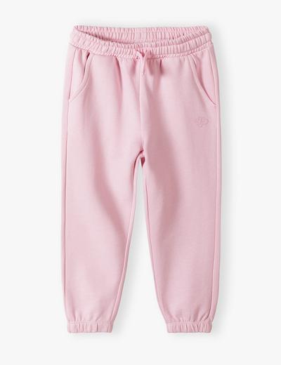 Różowe spodnie dresowe dla małej dziewczynki - Limited Edition
