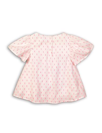 Biało-różowa bluzka dziewczęca