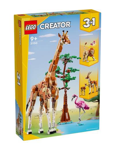 LEGO Klocki Creator 31150 Dzikie zwierzęta z safari 3w1