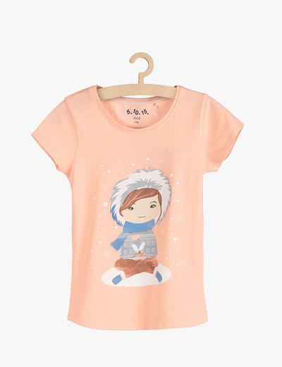 T-shirt dziewczecy z eskimosem