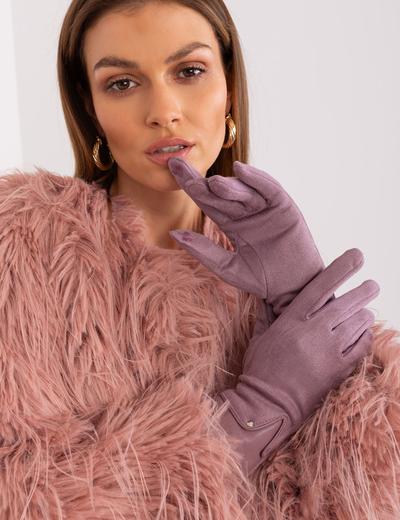 Dotykowe rękawiczki damskie fioletowy