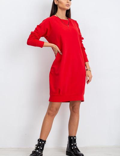 Czerwona sukienka Cristine