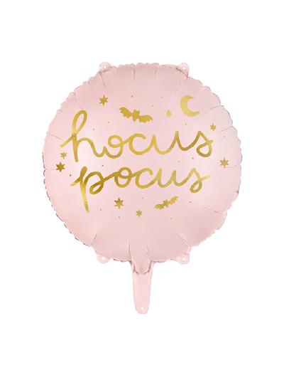 Różowy balon foliowy na Halloween- Hocus Pocus 45 cm