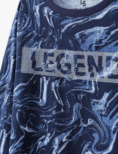 Bawełniana bluzka chłopięca z długim rękawem z napisem- Legend