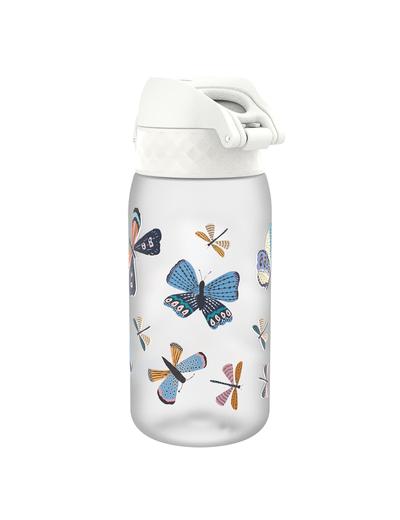 Butelka na wodę ION8 BPA Free Butterflies 350ml - biała