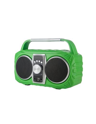 Radioodtwarzacz przenośny Boombox zielony
